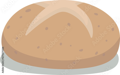 Healthy Grain Breads Vector Illustration