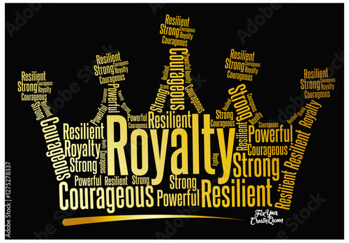 crown word cloud fix your crown typography template vectr design