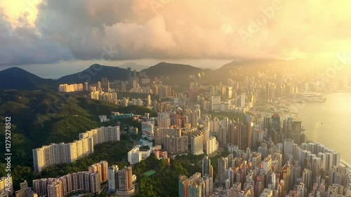 Wallpaper Mural Hong Kong Timelapse of Hong Kong city at night Torontodigital.ca