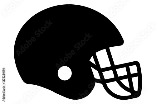football helmet isolated on white