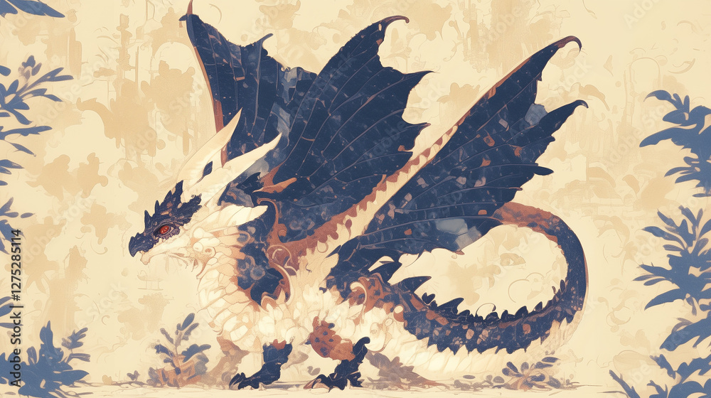 Naklejka premium ドラゴン