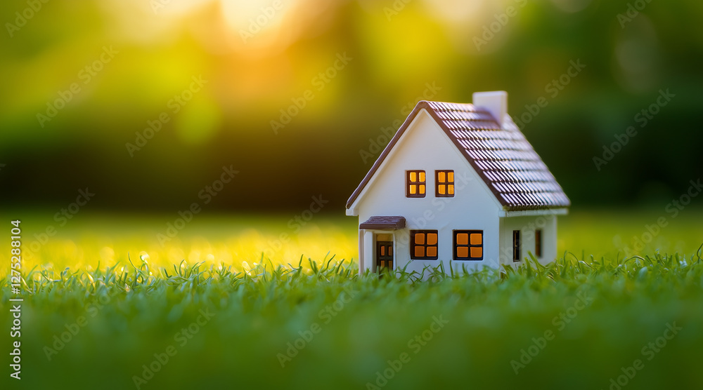 Modern house with clean architecture, natural ambient Modern house with clean architecture, natural ambient