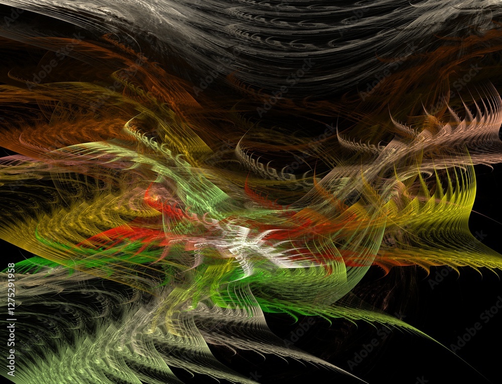 Imaginatory fractal abstract background Image Imaginatory fractal abstract background Image