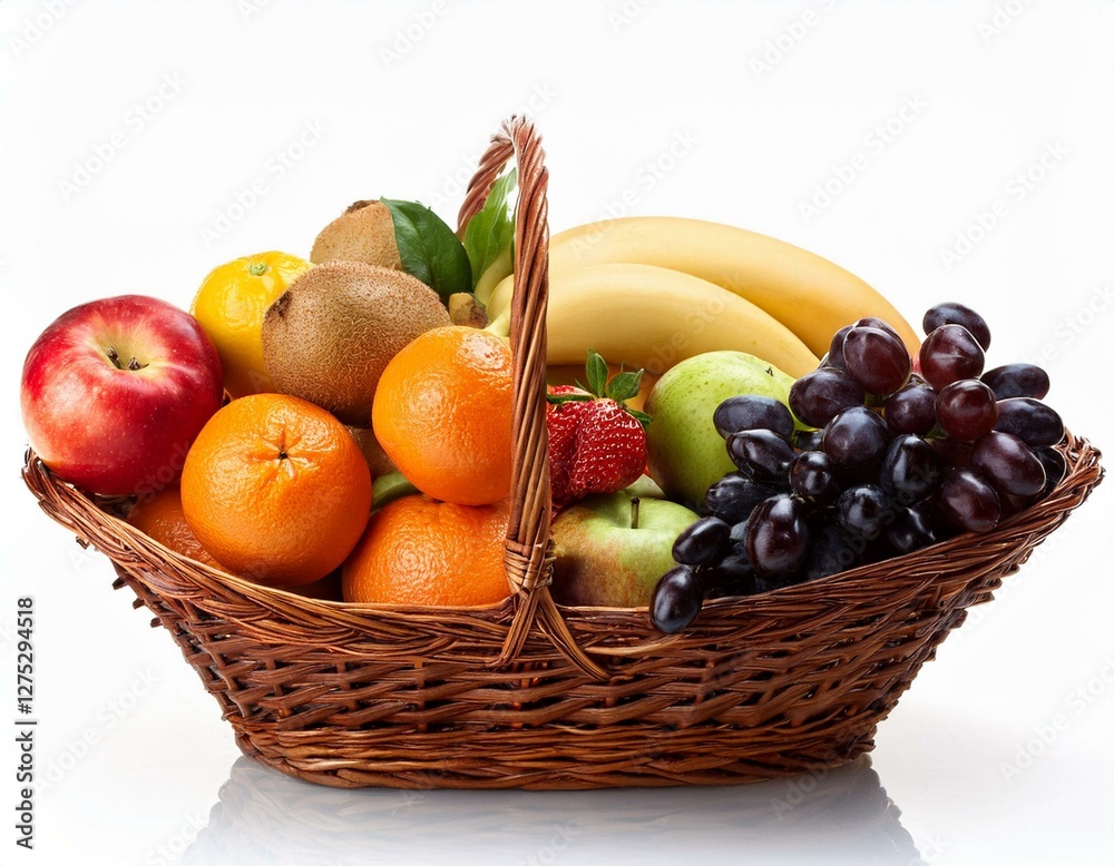 A fruit basket is a celebration of flavor and healthy goodness A fruit basket is a celebration of flavor and healthy goodness