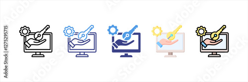 Access Control Multistyle Icon Set