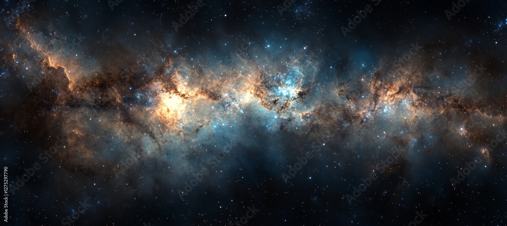 Cosmic Nebula Stellar Cloudscape, Galactic Dust, Space Background, Astronomy Image Cosmic Nebula Stellar Cloudscape, Galactic Dust, Space Background, Astronomy Image