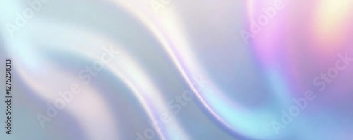 Wallpaper Mural Iridescent metallic glass with gradient effect, light gray foil glass texture, metallic finish Torontodigital.ca