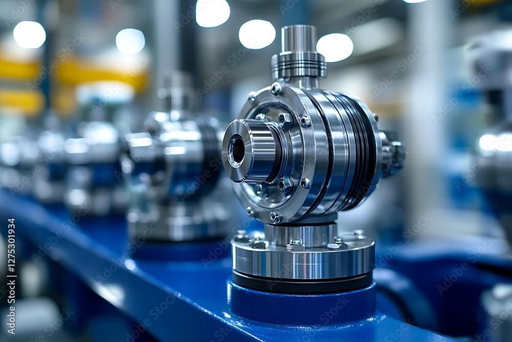 Factory metal parts assembly line Factory metal parts assembly line
