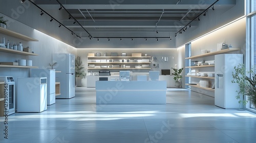 Modern Minimalist Appliance Showroom Design