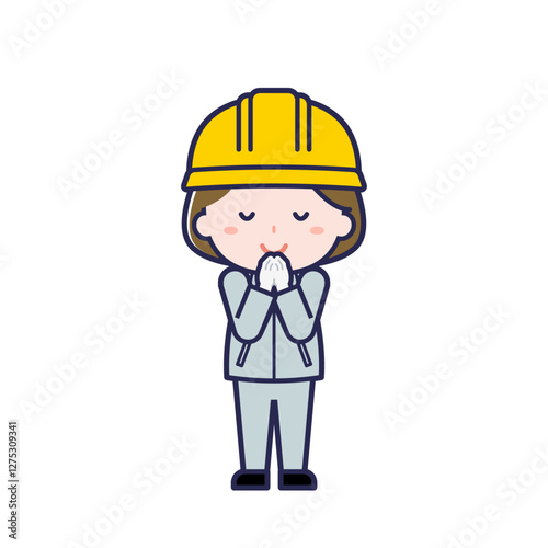 工事作業員／女性 24