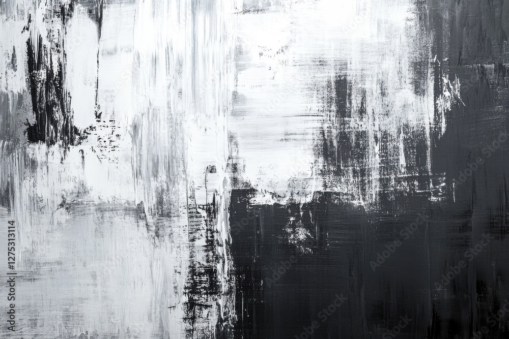 Obraz premium Stunning monochrome grunge backdrop featuring unique distressed texture for artistic design endeavors and contemporary art illustrations