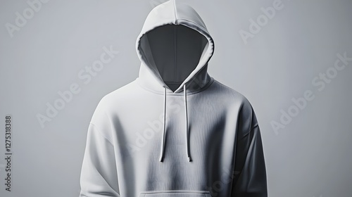 blank white hoodie mockup photo