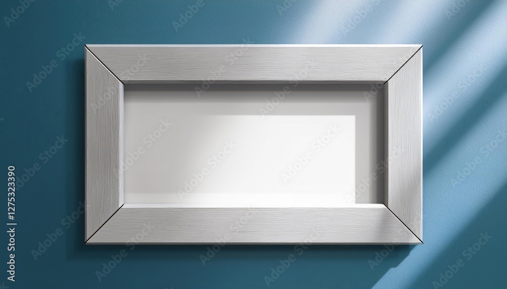 Realistic Horizontal Rectangle Frame Mockup with Shadow Elegant Web Project Presentation Concept, Infusing a Sense of Modern Minimalism and Chic Sophistication Realistic Horizontal Rectangle Frame Mockup with Shadow Elegant Web Project Presentation Concept, Infusing a Sense of Modern Minimalism and Chic Sophistication