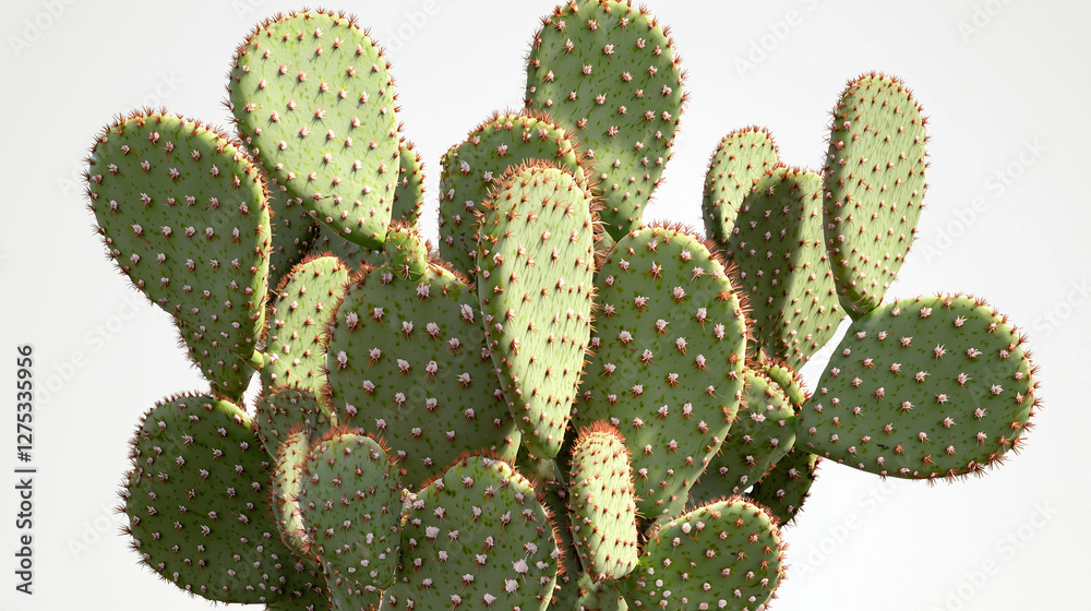 A full prickly pear cactus A full prickly pear cactus