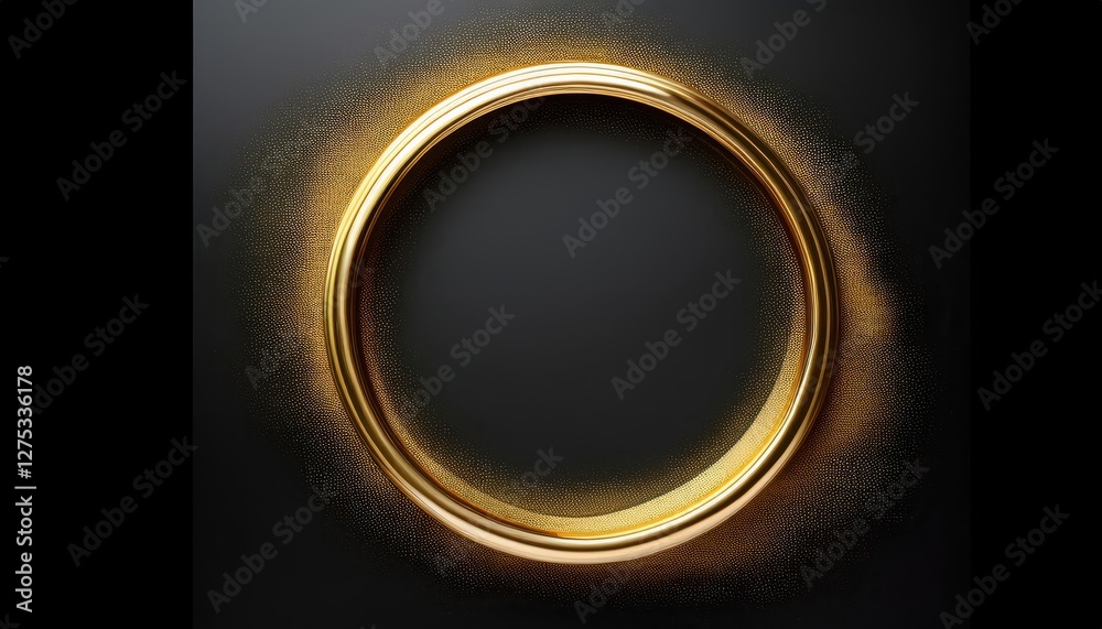 Exquisite Round Gold Frame with Luxurious Circle Golden Border Elegant Mockup Design Element Perfect for HighEnd Digital Art and Home Decor Exquisite Round Gold Frame with Luxurious Circle Golden Border Elegant Mockup Design Element Perfect for HighEnd Digital Art and Home Decor