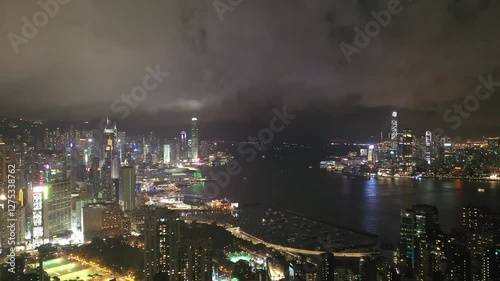 Wallpaper Mural Hong Kong Timelapse of Hong Kong city at night Torontodigital.ca