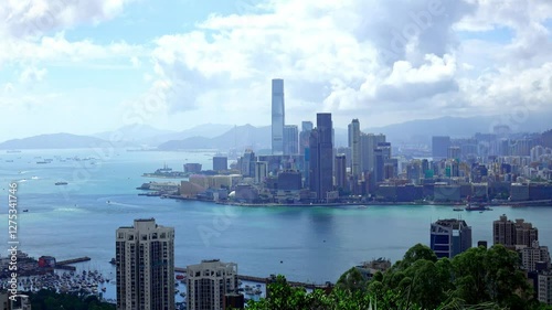 Wallpaper Mural Hong Kong Timelapse of Hong Kong city at night Torontodigital.ca