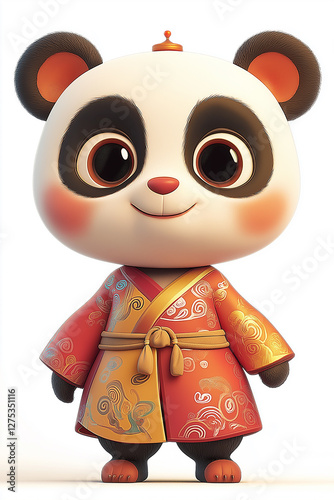 Obraz na płótnie panda w salonie