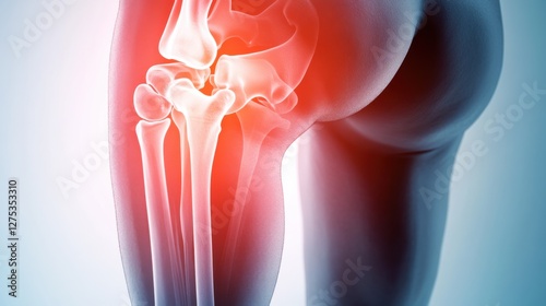 Sports injury from a hip flexor strain during running. Featuring rehabilitation and care