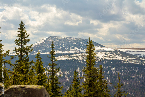 Mount Iremel is one of the most popular in tourism, the second highest among the South Ural peaks. photo