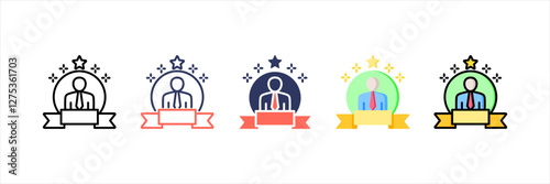 Personal Branding Multistyle Icon Set