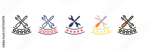 Maintenance Multistyle Icon Set