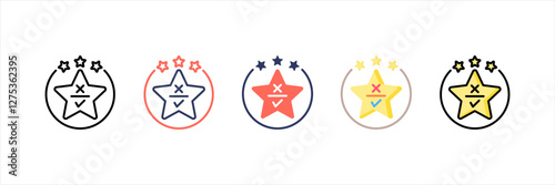 Reputation Multistyle Icon Set