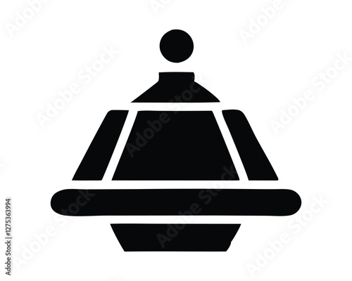 Food Delivery Box Icon Vector,