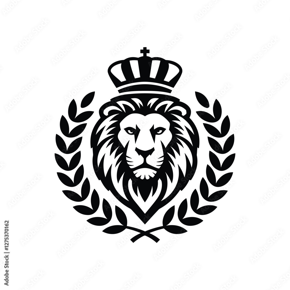 lion head silhouette vector illustration lion head silhouette vector illustration