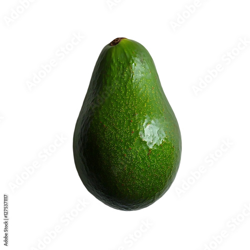 Single Avocado, Isolated, Studio shot, Food Photography photo