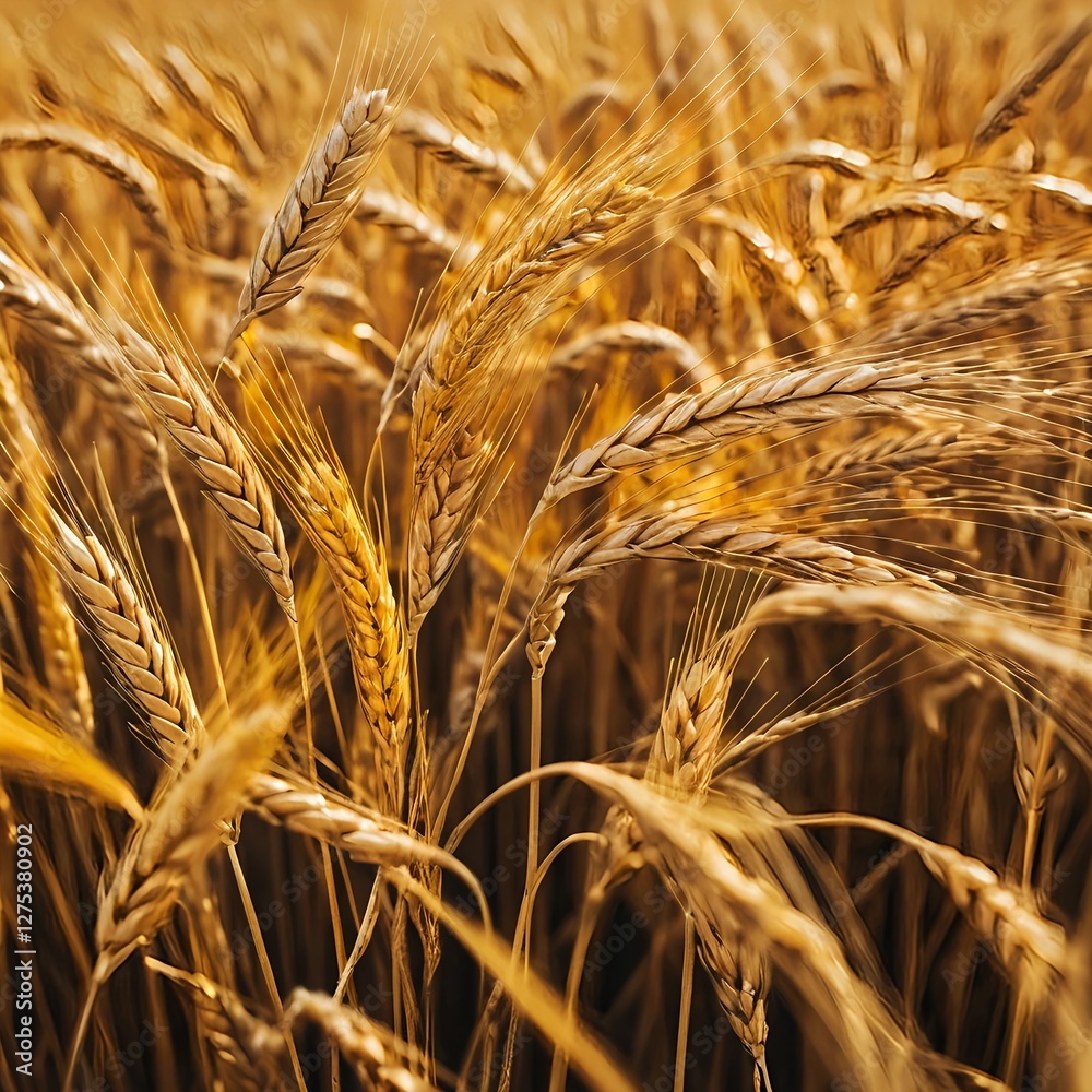 Golden Wheat Field at Sunset
