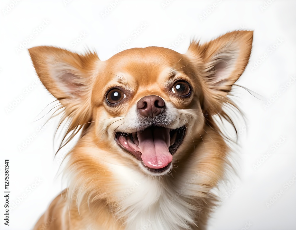 Happy Chihuahua Dog Portrait Happy Chihuahua Dog Portrait