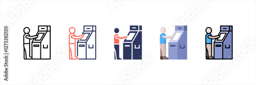 Self Service Multistyle Icon Set