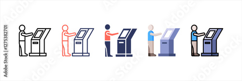Kiosk Multistyle Icon Set