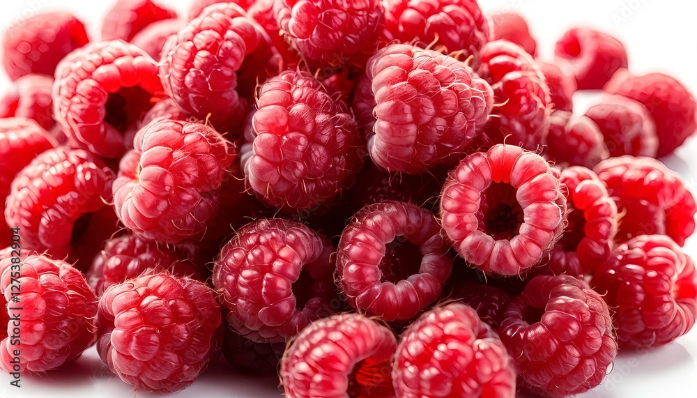 Fresh Raspberries Close-Up Fresh Raspberries Close-Up