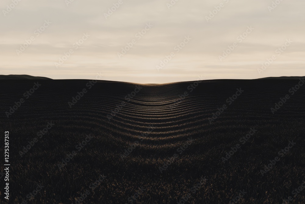 Naklejka premium abstract visual depicting the concept of silence vs noise, chaos and order, space for text.