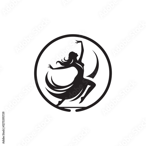Dance Symbol Vector silhouette