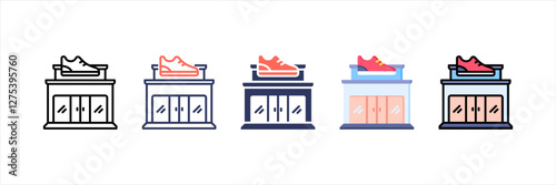 Shoe Store Multistyle Icon Set
