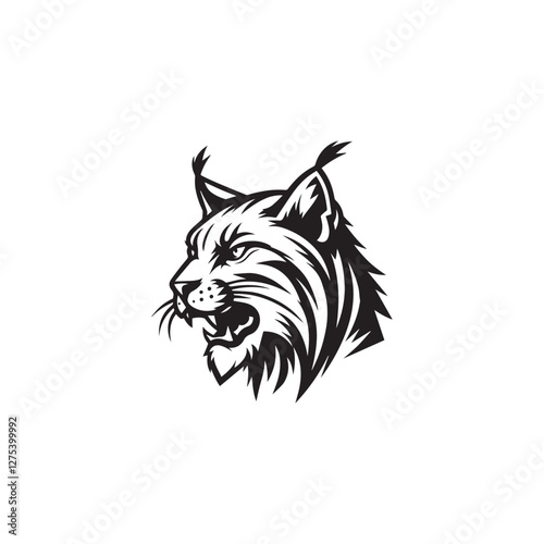 Wallpaper Mural vector illustration of a tiger head Torontodigital.ca