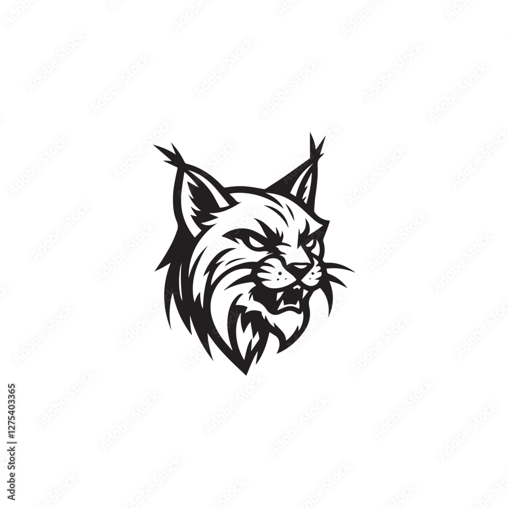 Obraz premium vector illustration of a lion