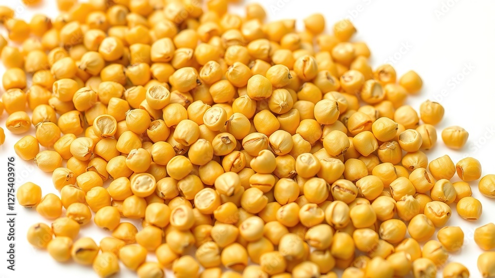 Dried Yellow Peas Isolated White Background - High Resolution Food Photography Dried Yellow Peas Isolated White Background - High Resolution Food Photography