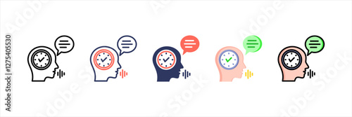 Effective Communication Multistyle Icon Set