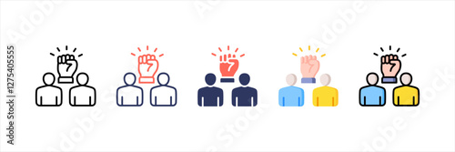 Team Spirit Multistyle Icon Set