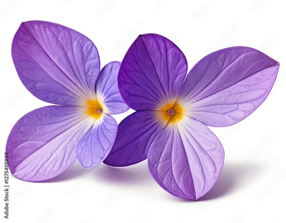 Obraz premium Two Purple Flowers