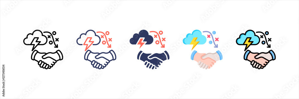 Conflict Resolution Multistyle Icon Set Conflict Resolution Multistyle Icon Set