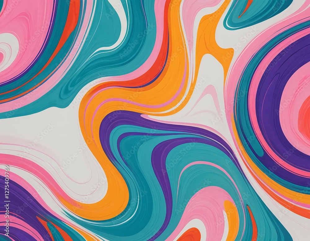 Abstract Swirling Colorful Background Abstract Swirling Colorful Background