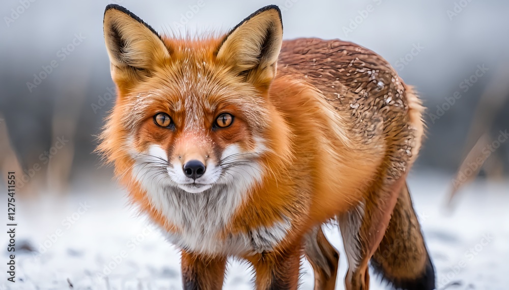 Fototapeta premium Red Fox in Winter