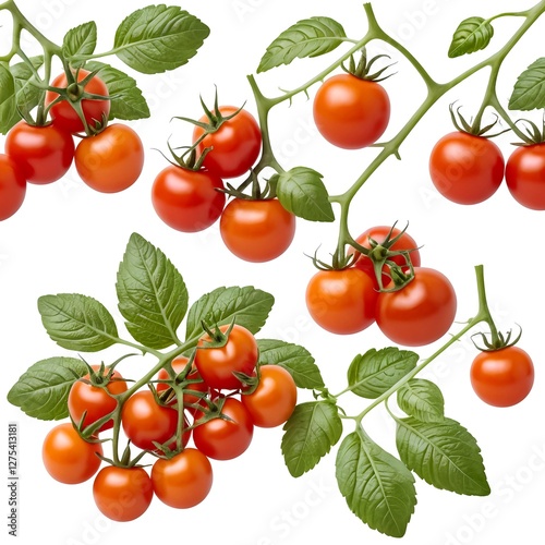 Fresh Cherry Tomatoes on the Vine