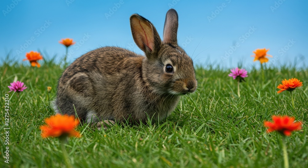 Fototapeta premium Powerful Waterfall in Rugged Gorge