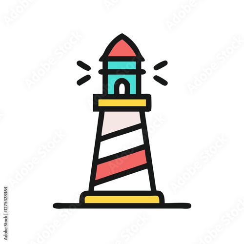 lighthouse icon design